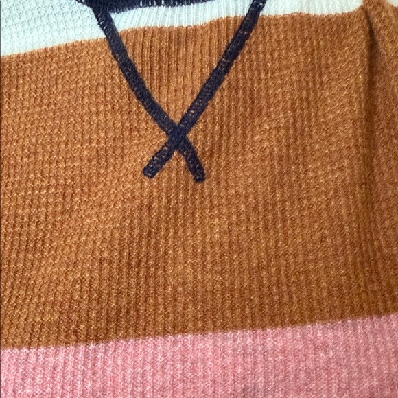 Madewell Cashmere Striped Crewneck Sweater - Picture 3 of 5